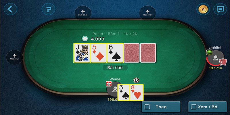 Cách chơi Poker hiệu quả thắng làm chủ ván cược