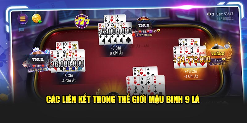 Các liên kết trong thế giới mậu binh 9 lá 